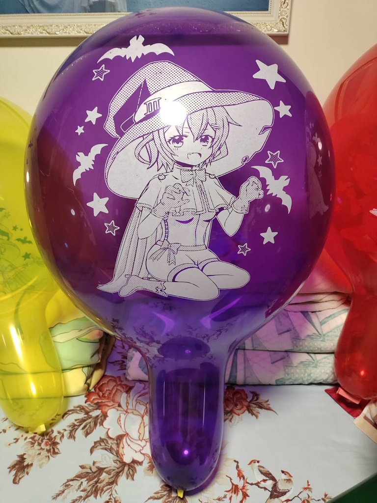 【スペア風船の頒布】ハロウィンイラストプリント風船