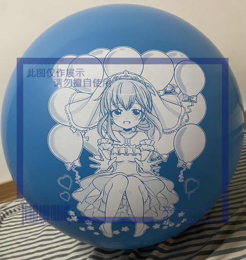 バレンタインの印刷風船