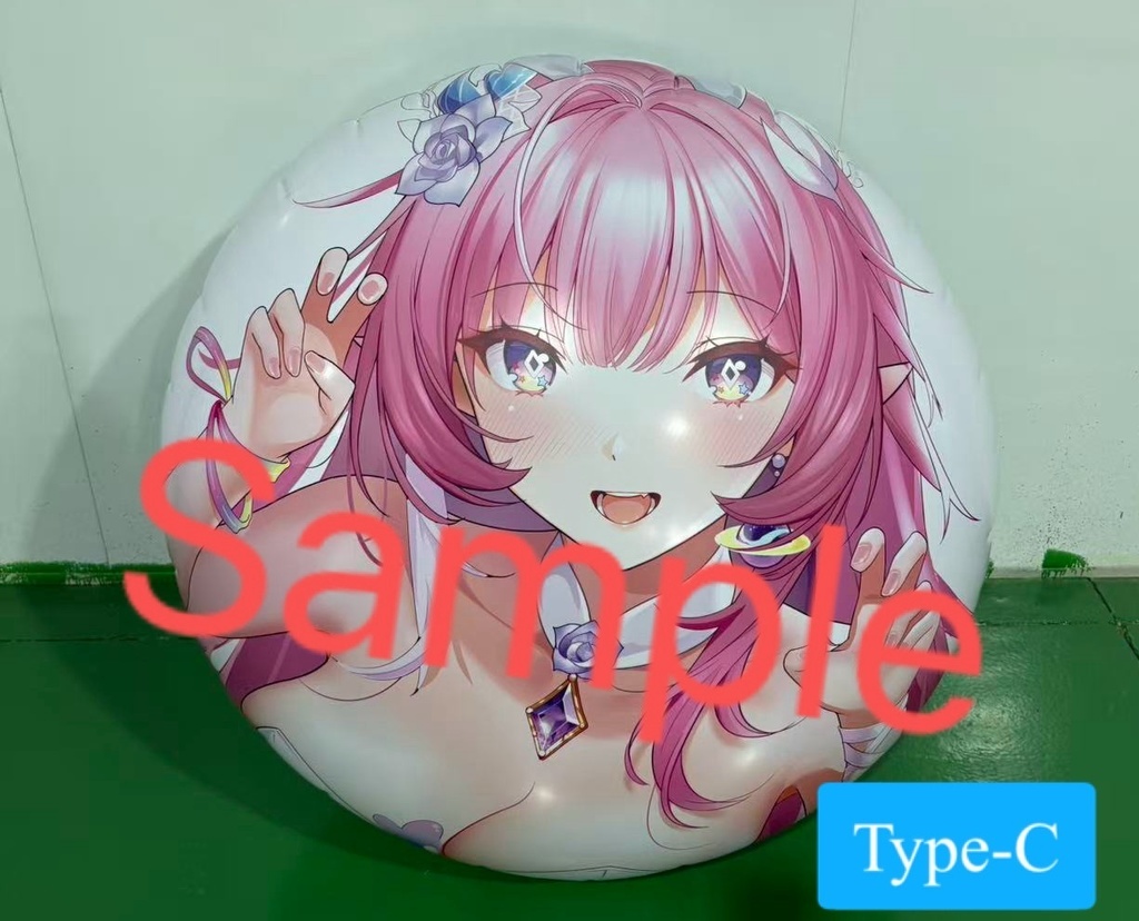 【受注生産】バニーガールのPVCガス入り円盤企画(120cm外径, 单面印刷)