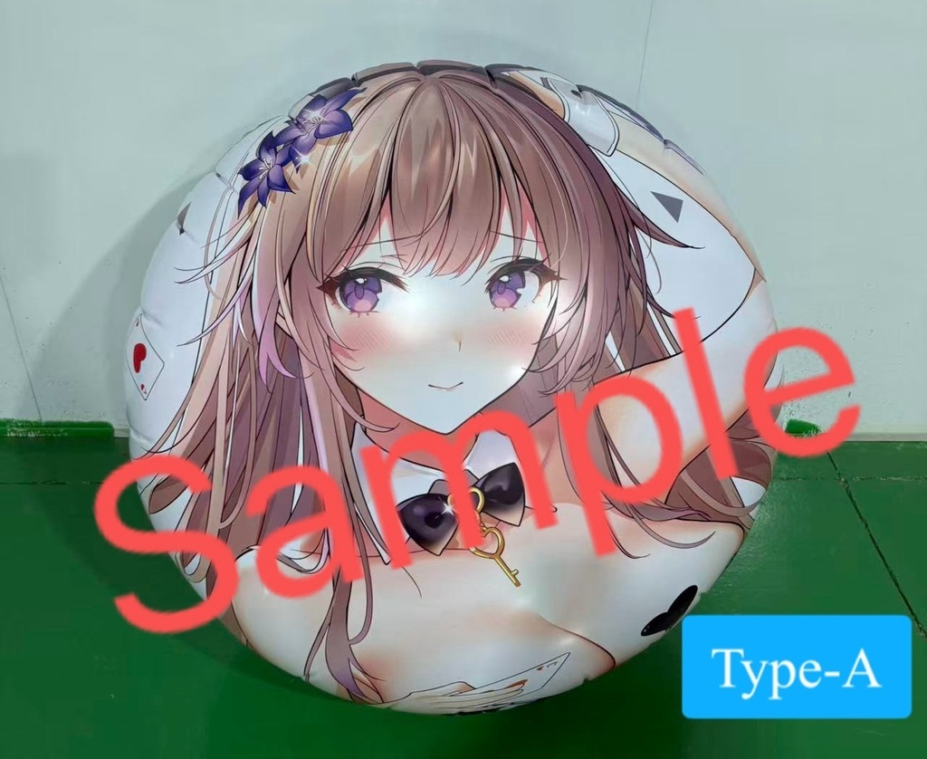 【受注生産】バニーガールのPVCガス入り円盤企画(120cm外径, 单面印刷)