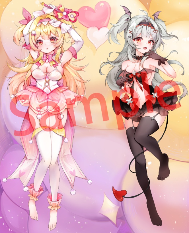 【受注生産】堕落した魔法少女V2_171cm*ø45cm_PVC円柱