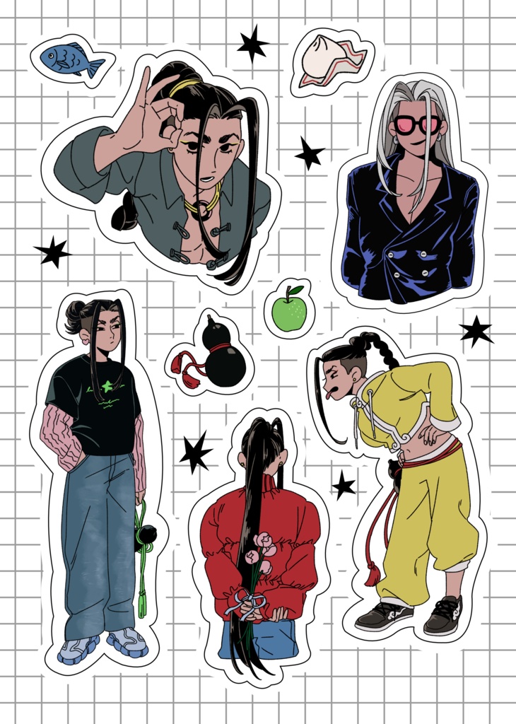 Jamie's sticker set