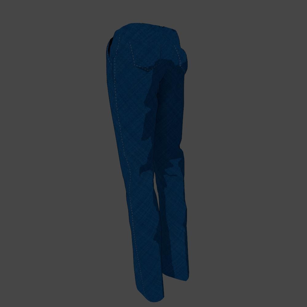 【VRC向け男性服】シンプルパンツ