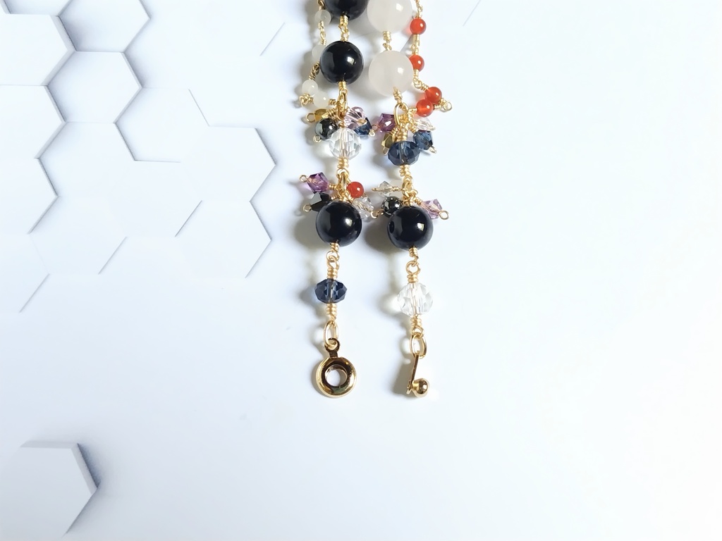 R様ご予約品 刀剣乱舞イメージブレスレット 「薬研藤四郎 極」「日本号」