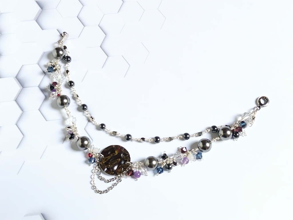 R様ご予約品 刀剣乱舞イメージブレスレット 「薬研藤四郎 極」「日本号」