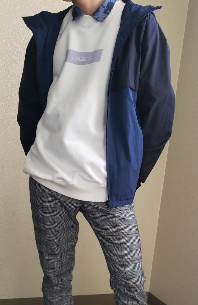 カラーコードスウェット【藤色】