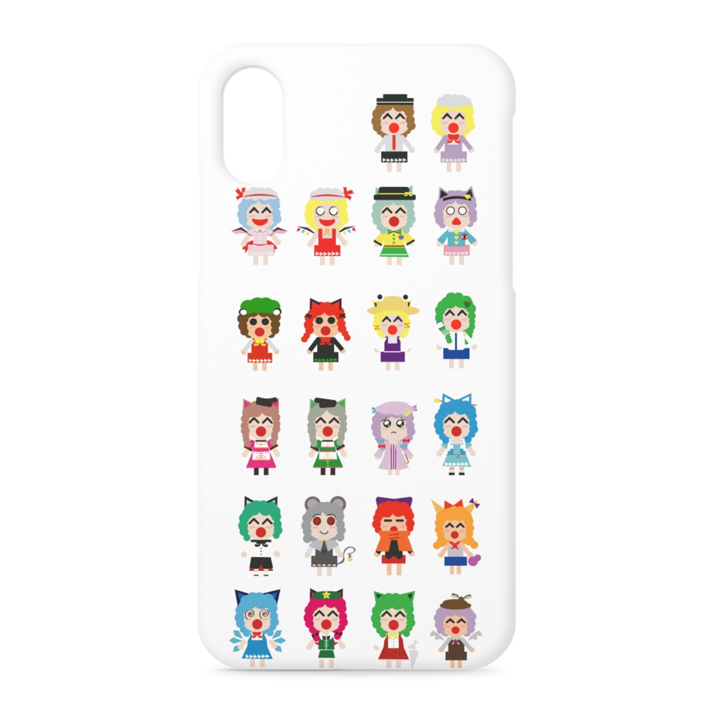 iPhone X / XSゆるふわすまほけーす てんとかてんえすよう