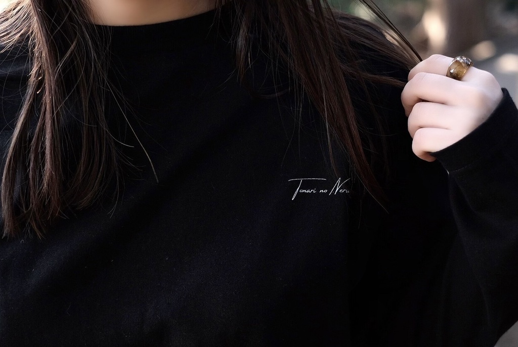 Tシャツ(長袖) / 波デザイン