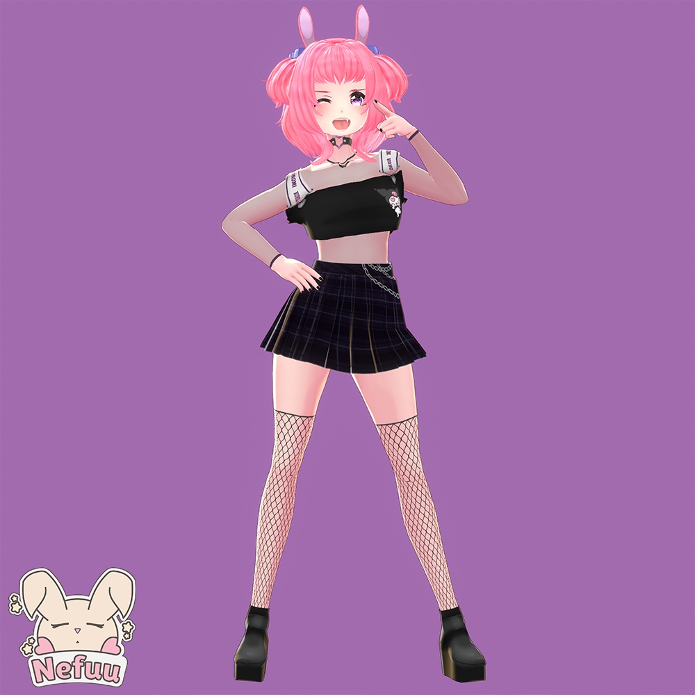 vroid サンリオ セット | Kuromi | クロミ