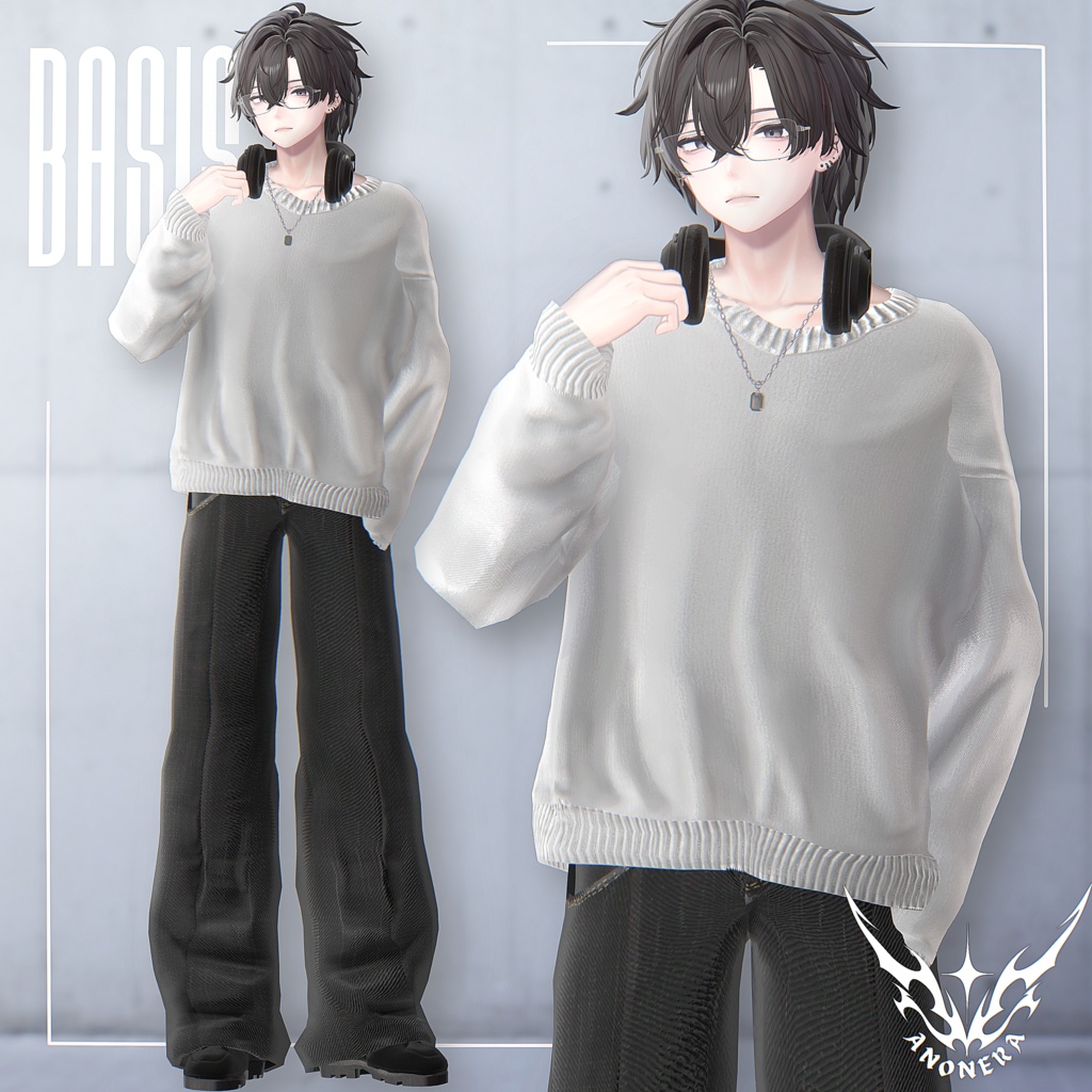 SALE ///𝘽𝙖𝙨𝙞𝙨【7アバター対応/VRChat衣装モデル】