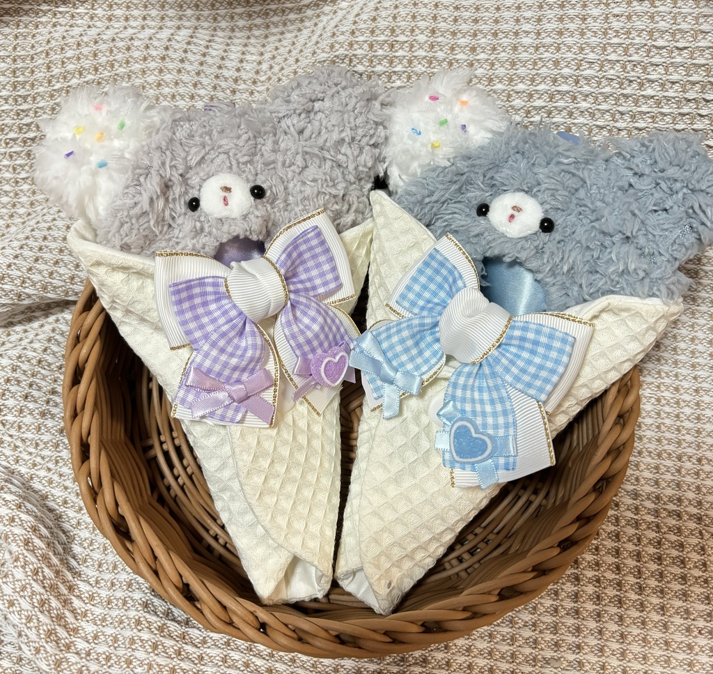 10-14cm 16cm ちびぐるみ アイスな着ぐるみ くまさん