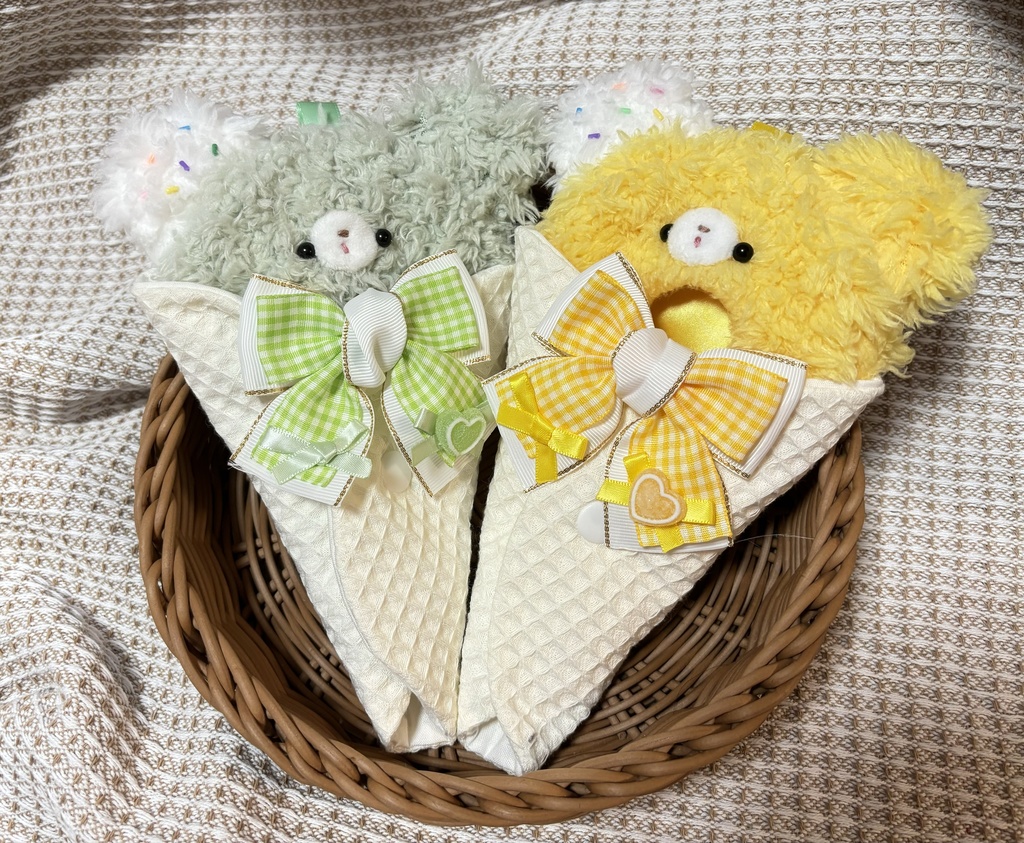 10-14cm 16cm ちびぐるみ アイスな着ぐるみ くまさん