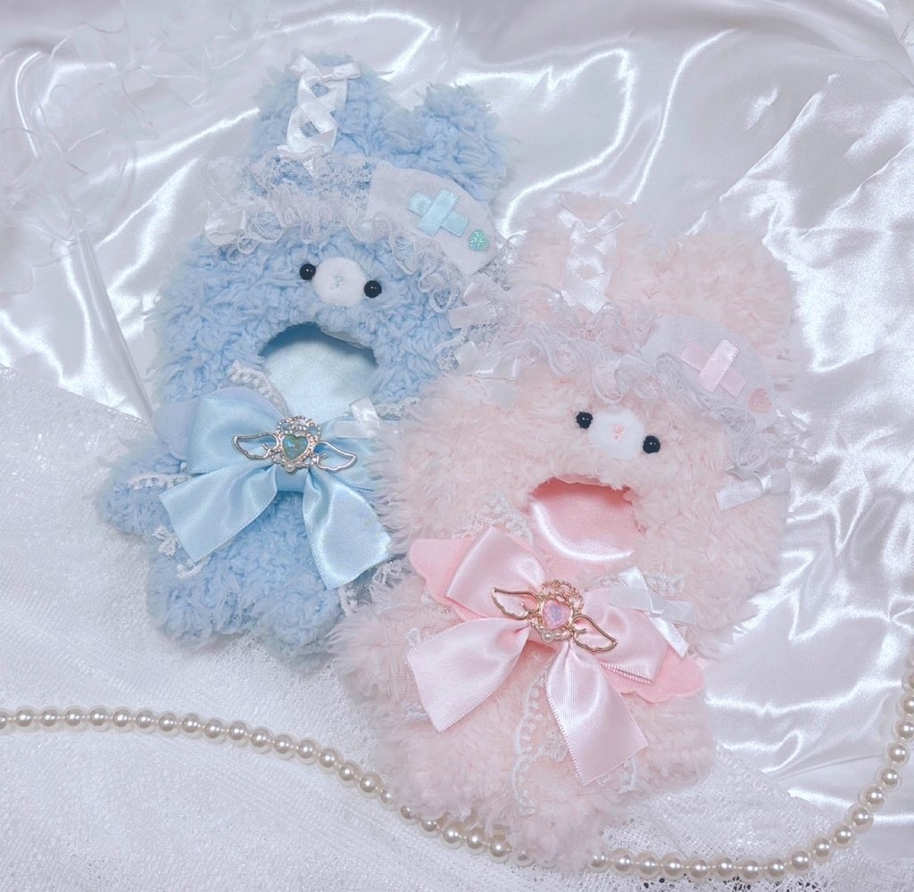 ハロウィンイメージ ぬい服 着ぐるみ うさぎさん ナース 天使と悪魔