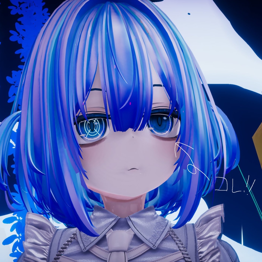 —可視化される心—RadDollV3専用メイクテクスチャ【無料】