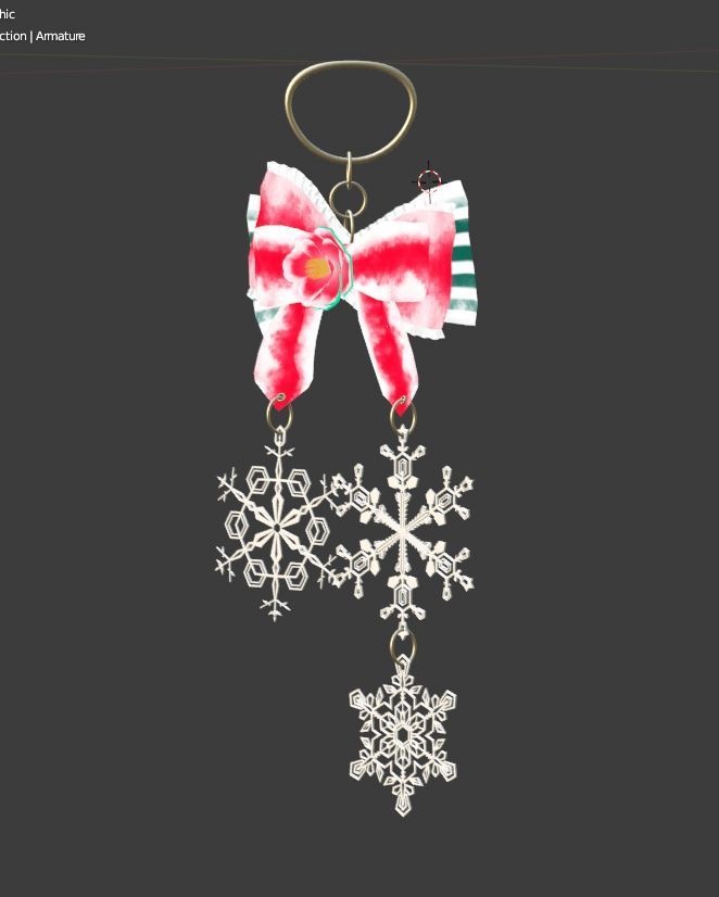 冬椿-白雪の誇り- 髪飾り、耳飾りセット