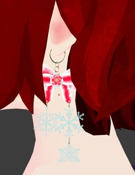 冬椿-白雪の誇り- 髪飾り、耳飾りセット