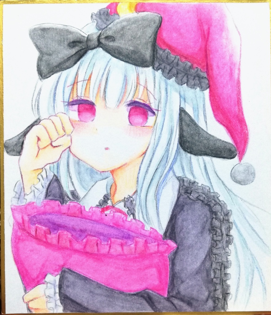 【手描きイラスト】バクバク・アルマ【小色紙】