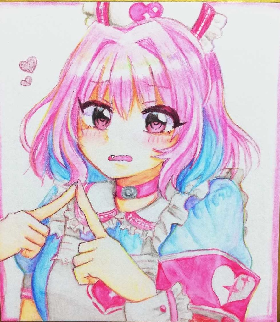 【同人手描きイラスト】幽々子/シャンプー/りあむ/アーニャ