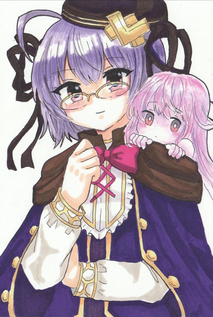 【同人手描きイラスト】ECO・ロア【ハガキサイズ】