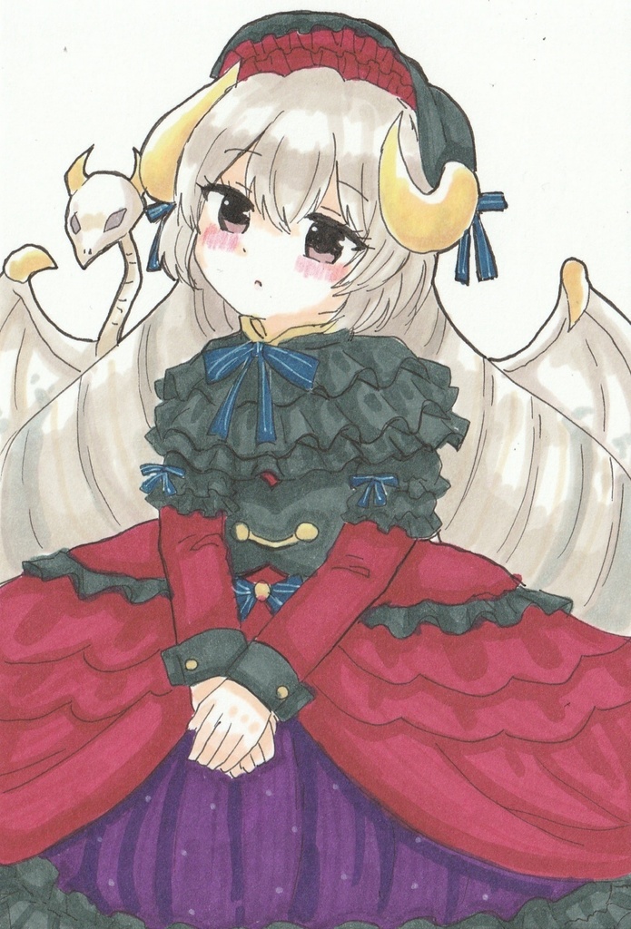 【同人手描きイラスト】ECO・ロア【ハガキサイズ】