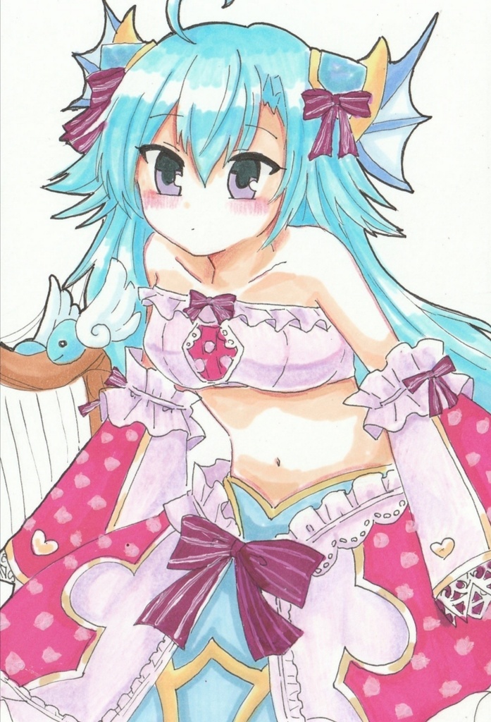 【同人手描きイラスト】ECO・ロア【ハガキサイズ】