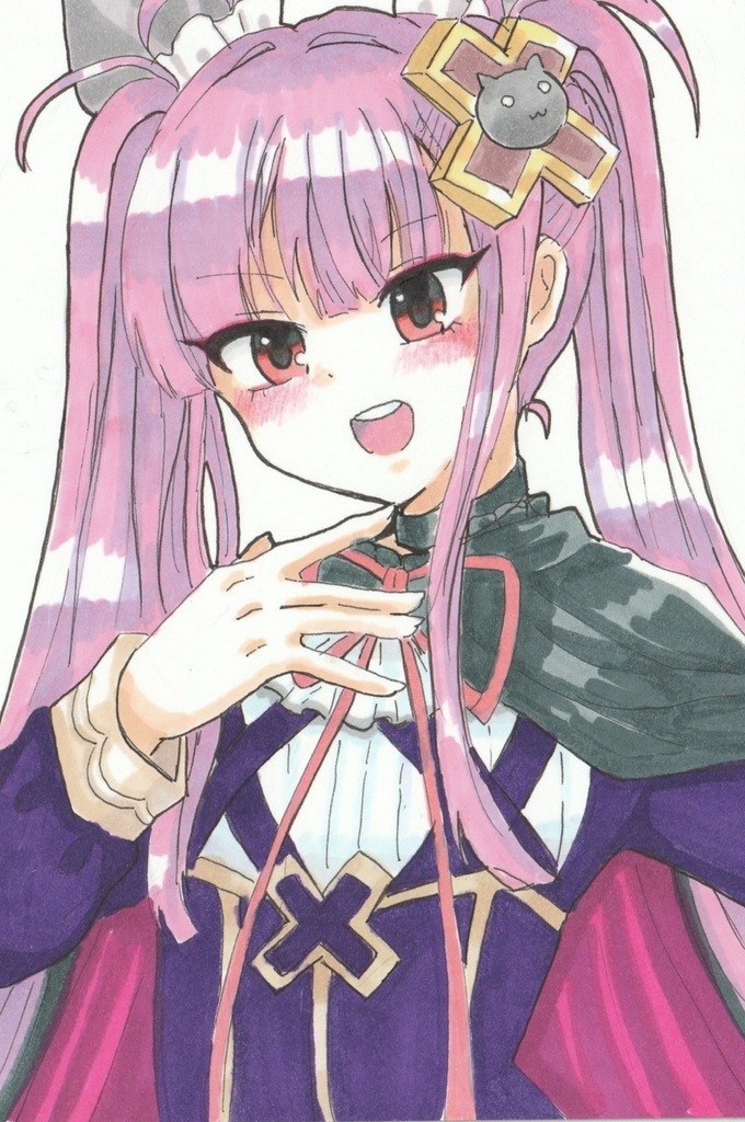 【同人手描きイラスト】ECO・ロア【ハガキサイズ】