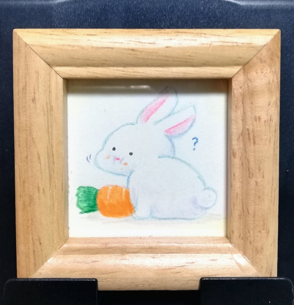 【手描きイラスト】ゆる動物のミニ原画