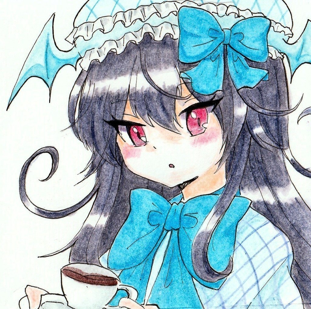 【同人手書きイラスト原画】ECOキャラ!