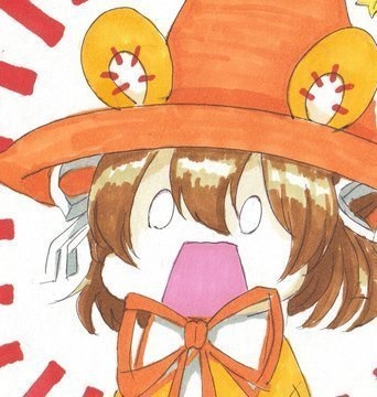 【同人手書きイラスト原画】ECOキャラ!