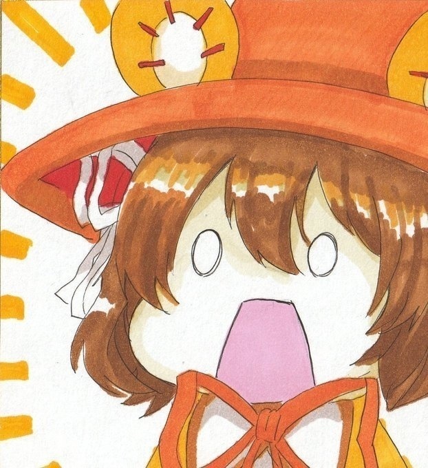 【同人手書きイラスト原画】ECOキャラ!