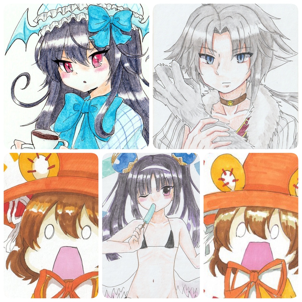 【同人手書きイラスト原画】ECOキャラ!