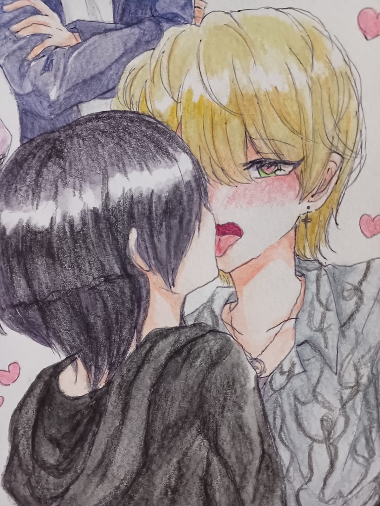 【手描きイラスト】陰キャオタクちゃんが…