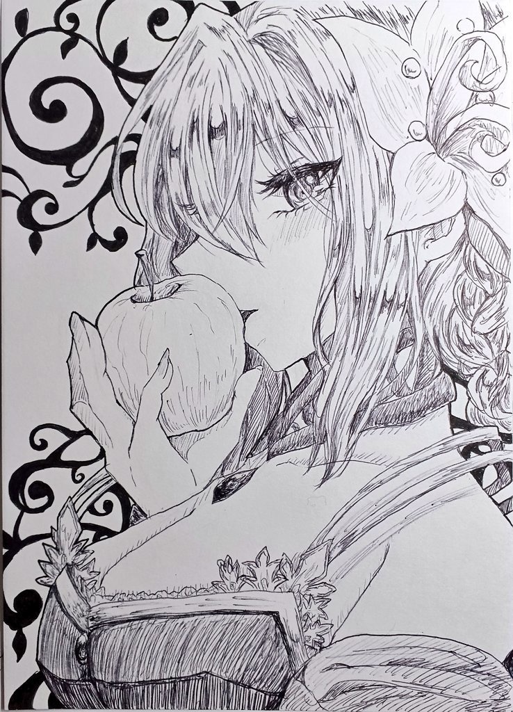 【同人手描きイラスト原画】ル・フェイ・ロア【ペン画】