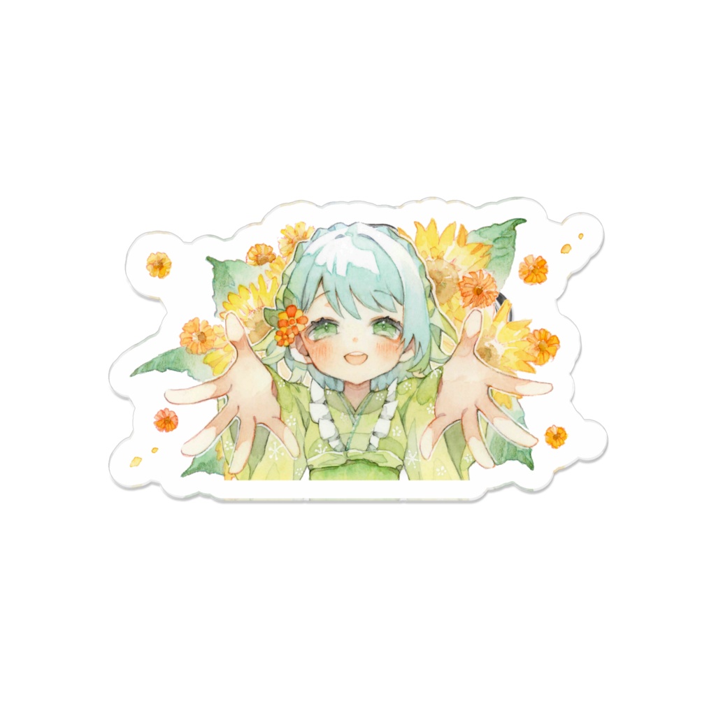 〖1.5周年記念〗笑顔アクリルバッジ