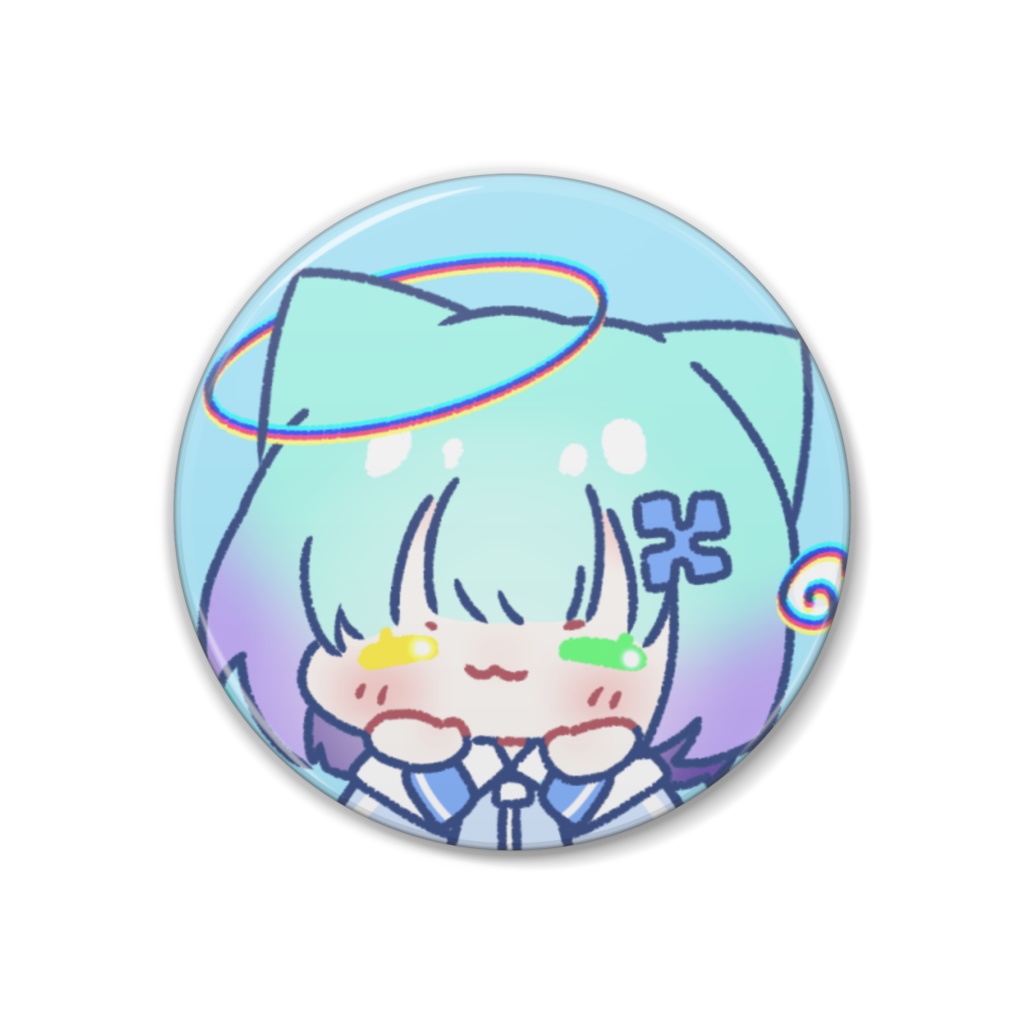 ろくすのアイコン缶バッジ