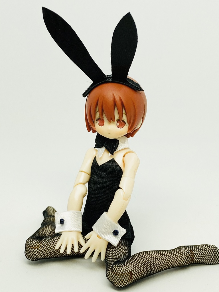 宇宙うさ専用サイズ バニーガールセット ノーマル黒