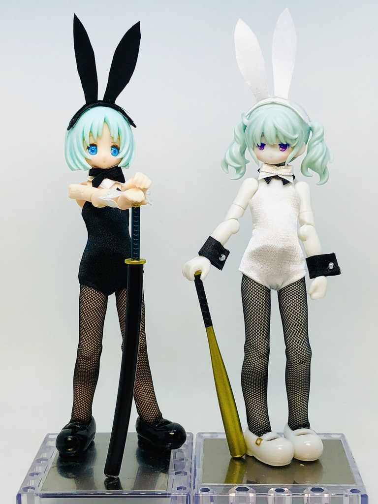 宇宙うさ専用サイズ バニーガールセット ノーマル黒