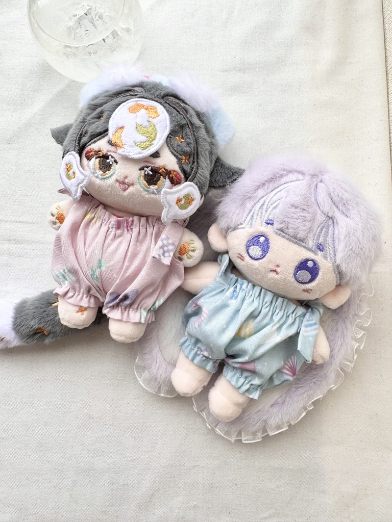 無属性ぬいぐるみ 10センチサイズ ロンパース ピンク