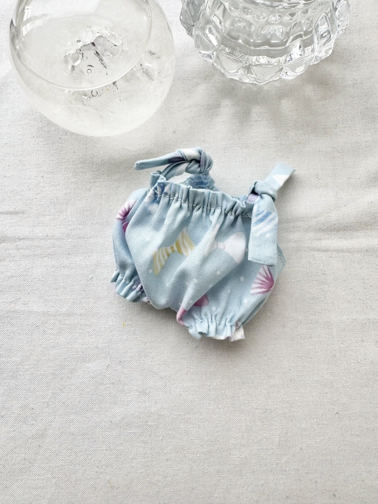 無属性ぬいぐるみ 10センチサイズ ロンパース ブルー