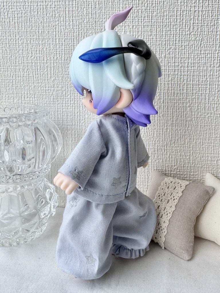 カンフーパジャマ 星屑柄 ブルー