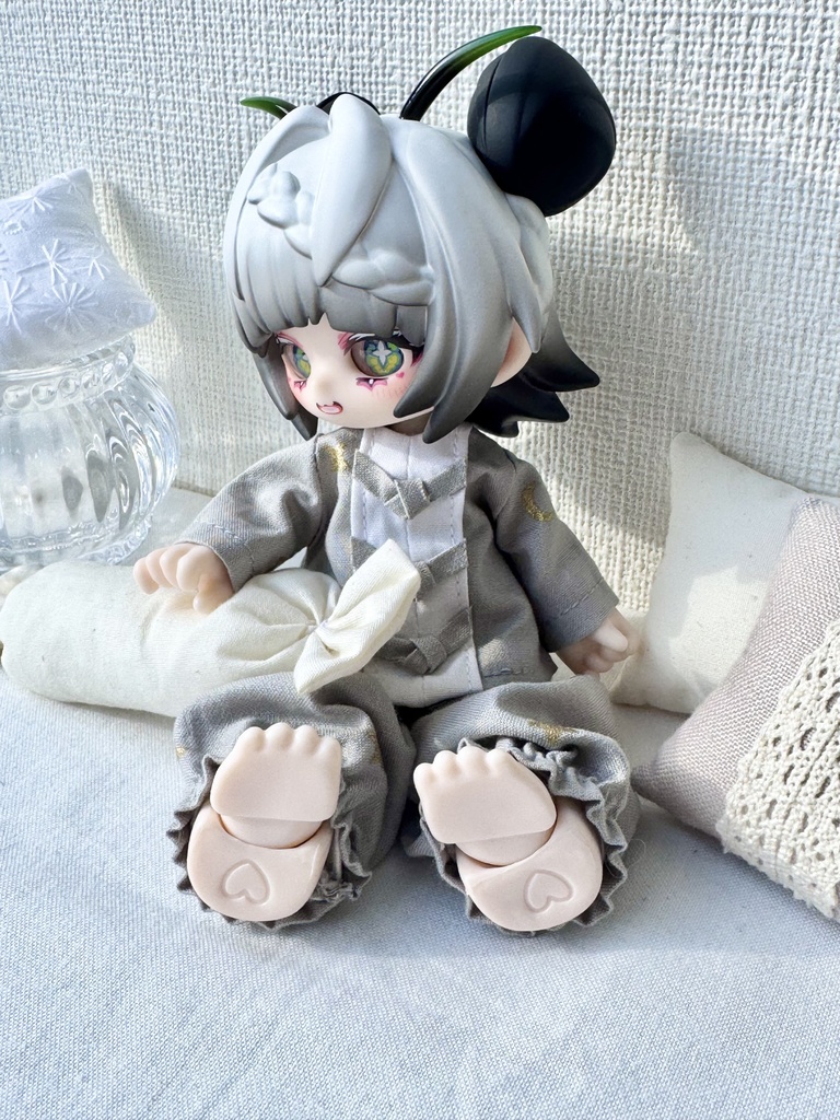 カンフーパジャマ 星屑柄 グレー