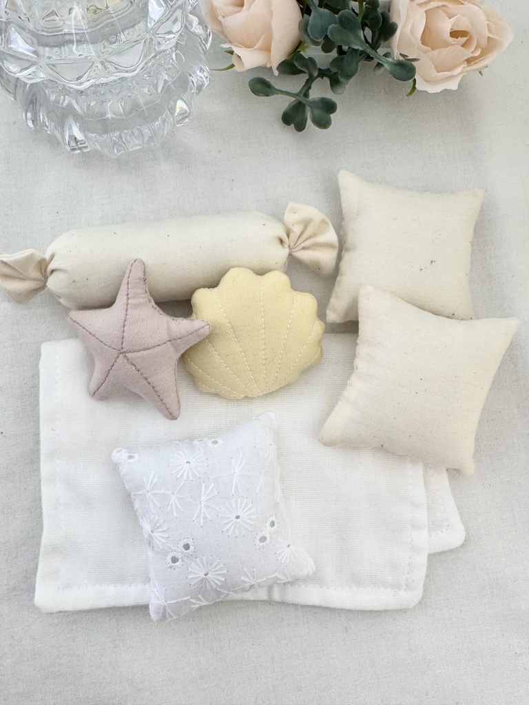 ドール撮影用クッションセット Starfish & Shell