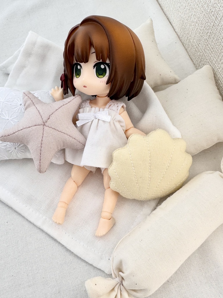 ドール撮影用クッションセット　Starfish & Shell