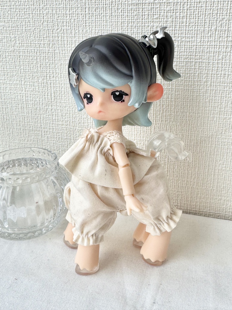 ポニーボディ対応 キャミセット 生成無地