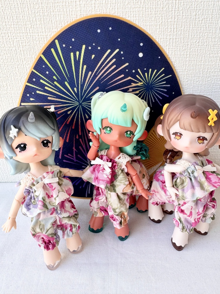 夏のお着替えセット ポニーボディ対応キャミ3色セット