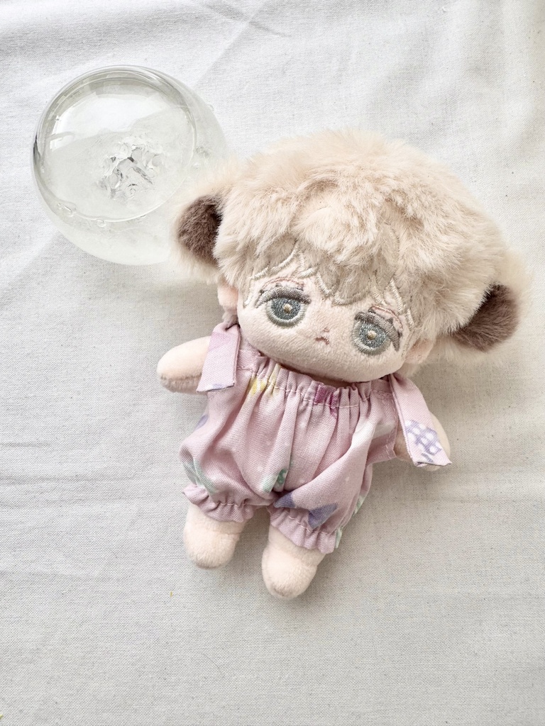 ぬい服 無属性ぬいぐるみ10センチサイズ ロンパース ピンク