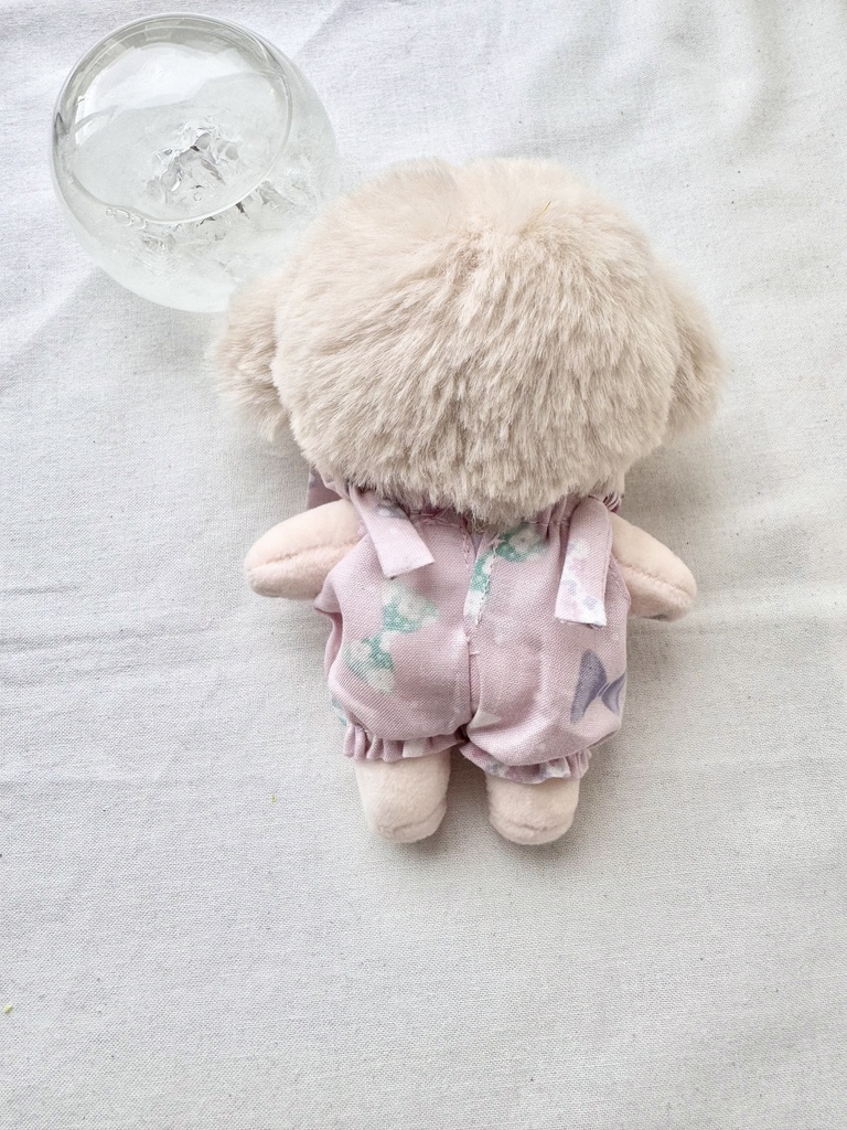 ぬい服 無属性ぬいぐるみ10センチサイズ ロンパース ピンク