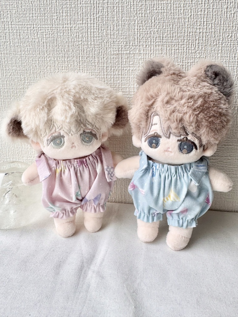 ぬい服 無属性ぬいぐるみ10センチサイズ ロンパース ブルー