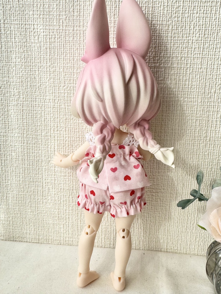 ブラインドドールサイズ　キャミセット　ピンクハート