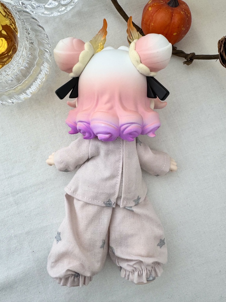 ブラインドドールサイズ カンフーパジャマ 星屑ピンク